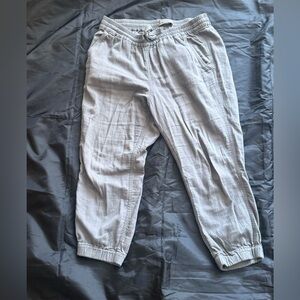 Women's Light Gray Jogger Pants